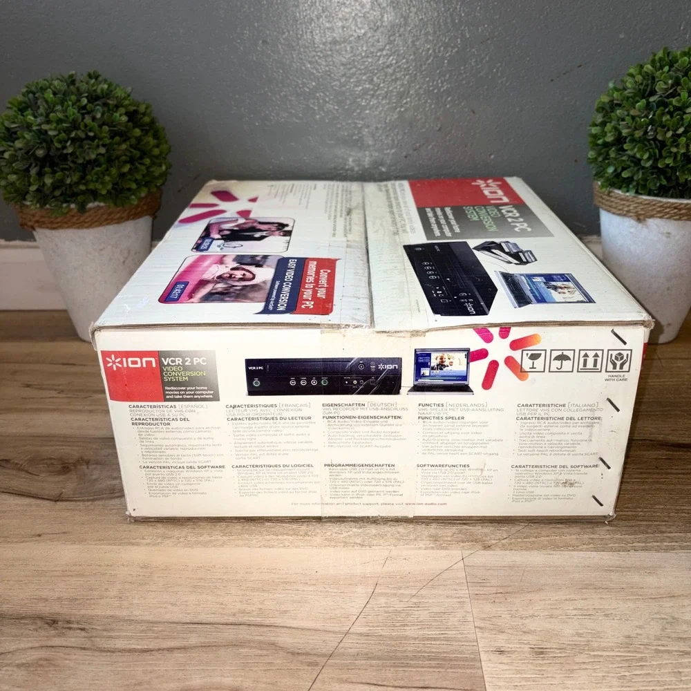 ION VCR 2 PC Video Conversion System VHS to Digital USB Media Converter NEW